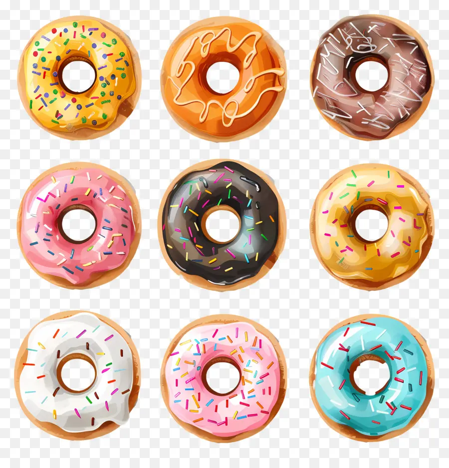 Donas Glaseadas，Donas PNG