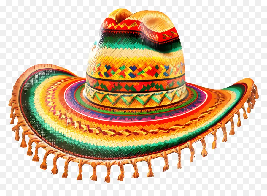 Cinco De Mayo，Sombrero Colorido PNG