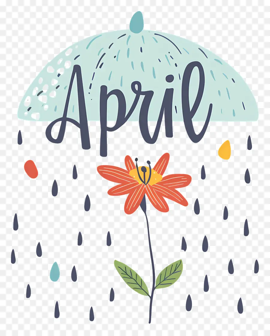 Abril，Lluvia De Abril PNG