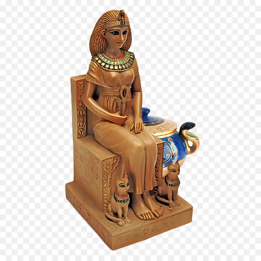 Egipto，Estatua De La Reina Egipcia PNG
