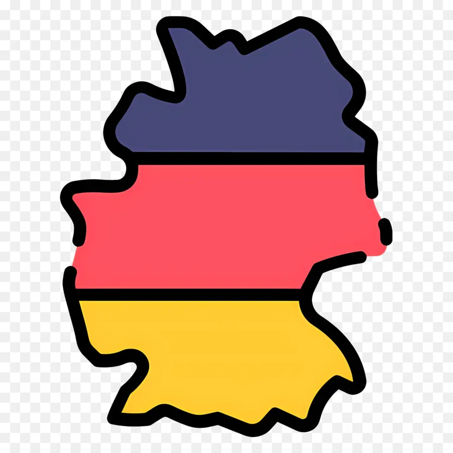 Germany Map，Alemania PNG