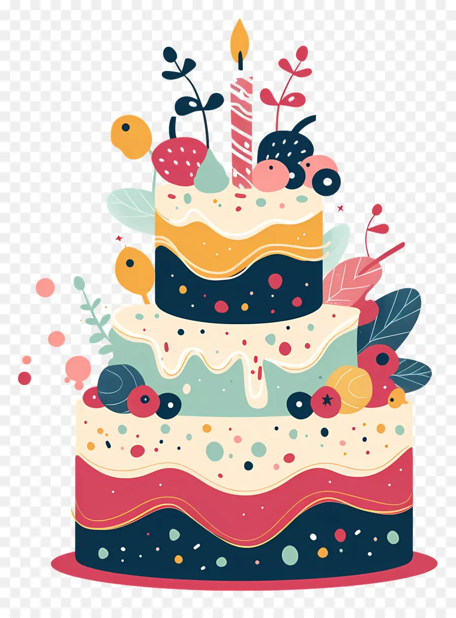 Pastel De Cumpleaños，Pastel PNG