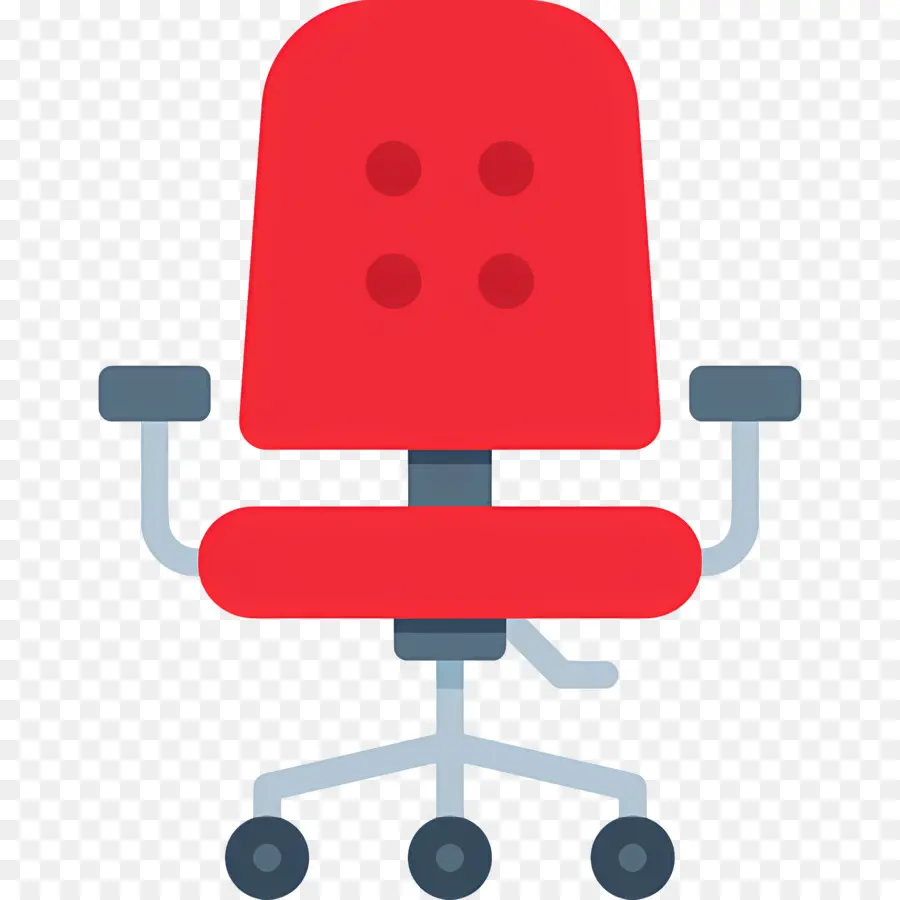 Silla De Oficina，Rojo De La Silla De Oficina PNG