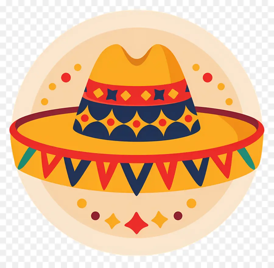 Cinco，Sombrero Mexicano PNG