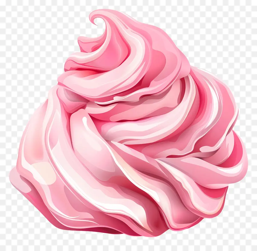 Galleta De Merengue，Glaseado Rosa PNG