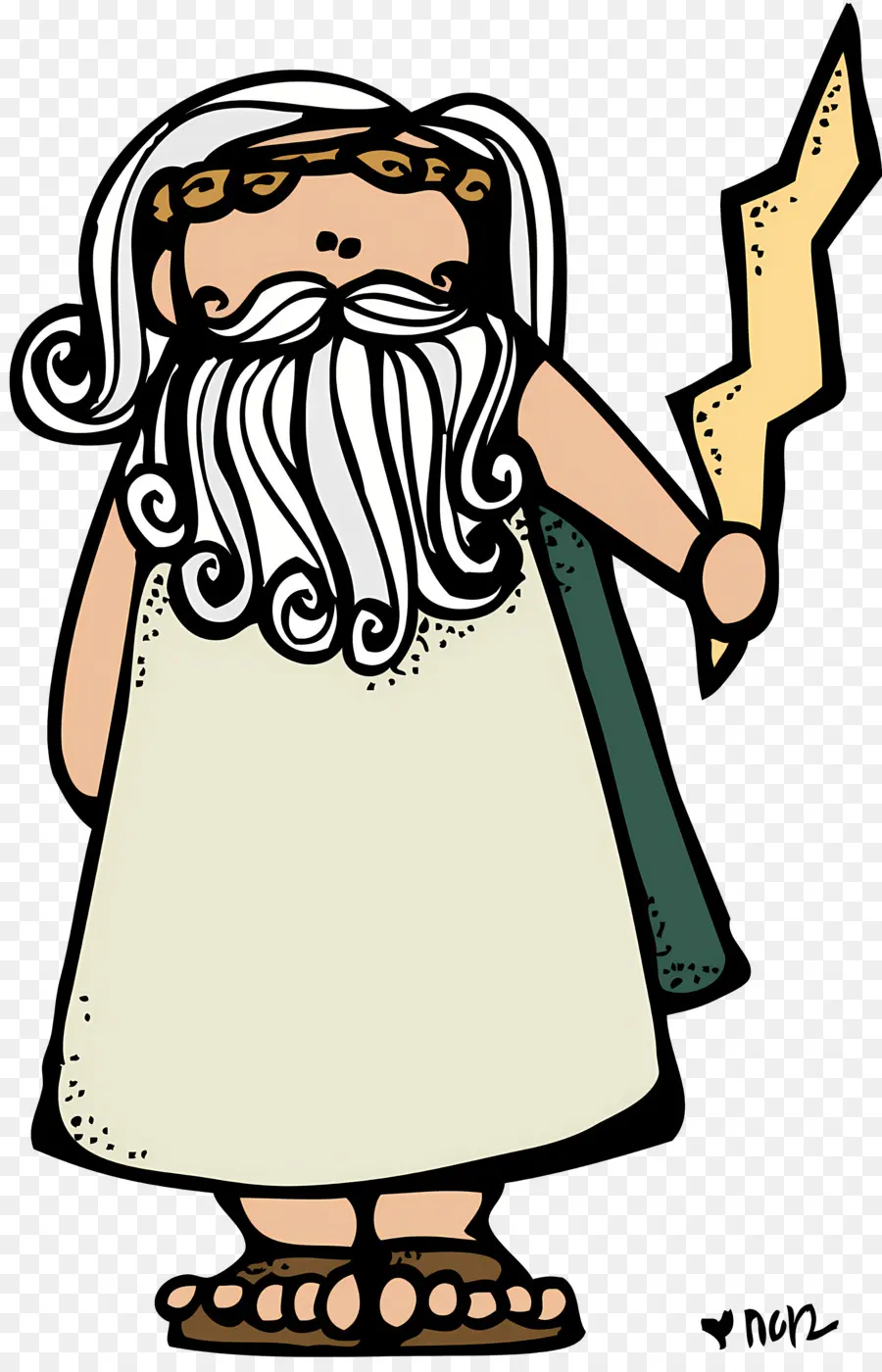 Griego Antiguo，Zeus PNG