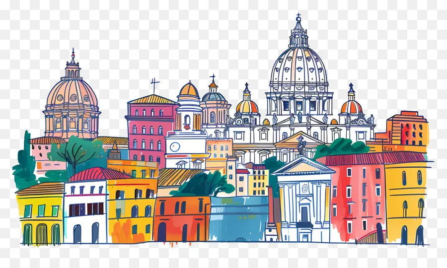 Italia Roma，Paisaje Urbano PNG