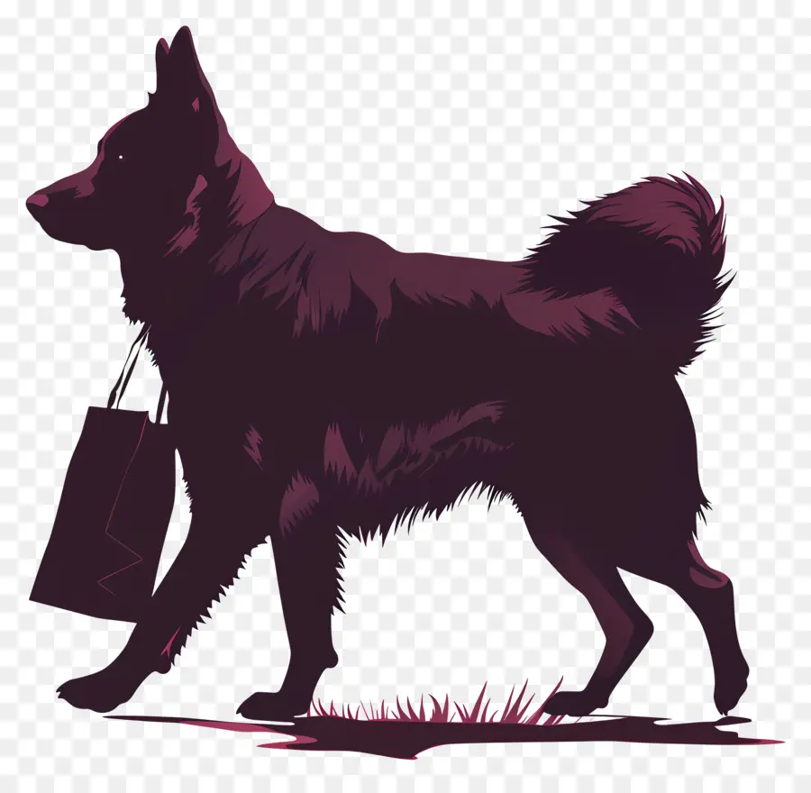 Perro Silueta，Perro PNG