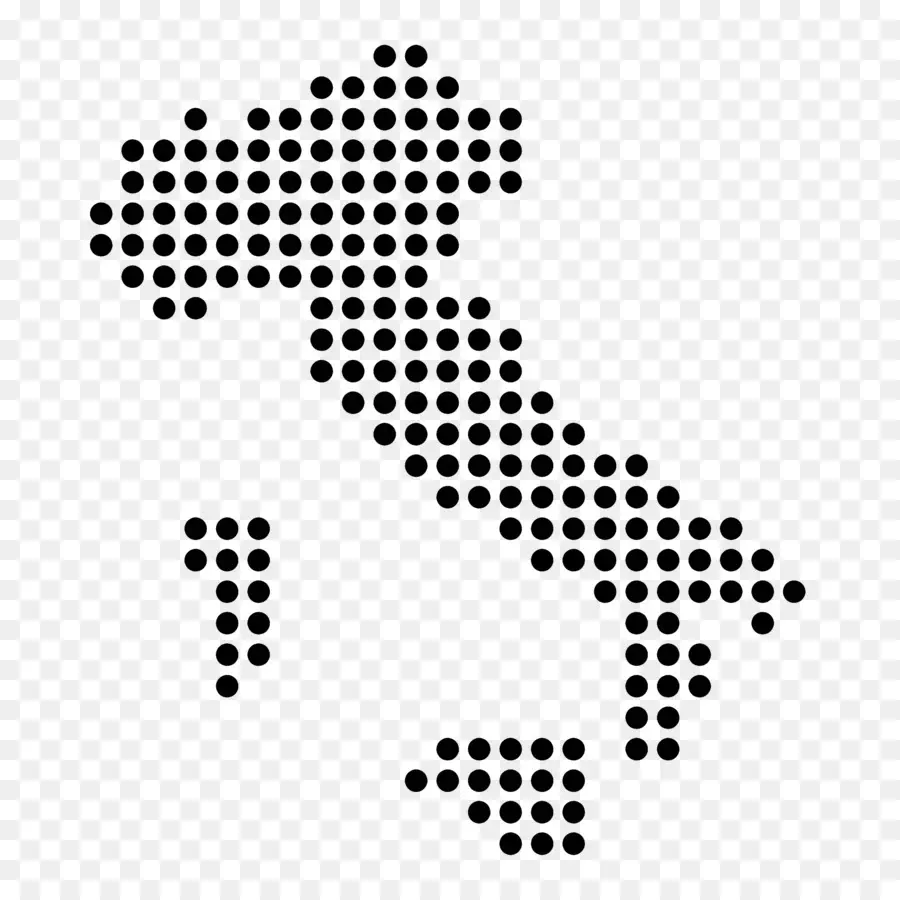 Mapa De Italia，Punteado PNG