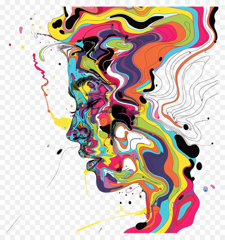 Cara De Color，El Arte Abstracto PNG