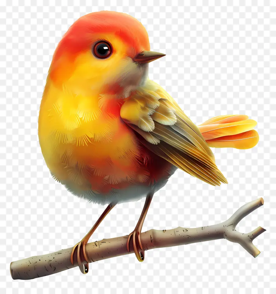 Día De Las Aves，Pájaro Rojo PNG