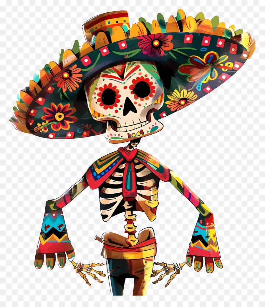 Cinco，Día De Los Muertos PNG