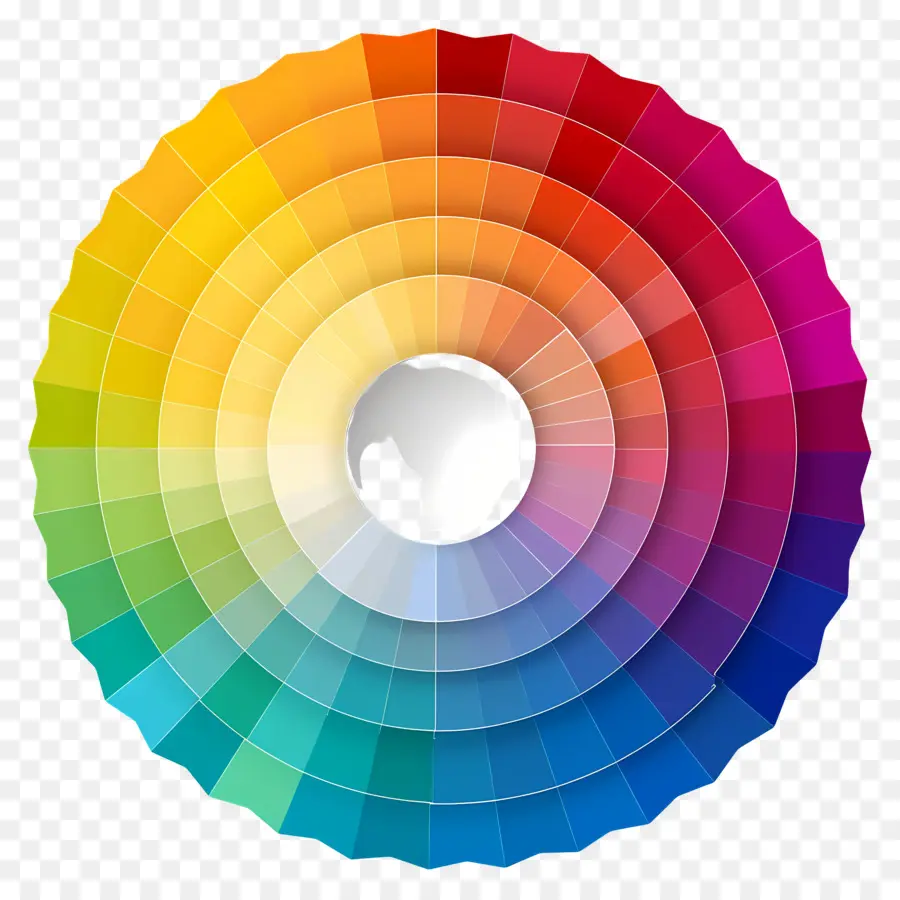 Circulo De Colores，Espiral Colorida PNG