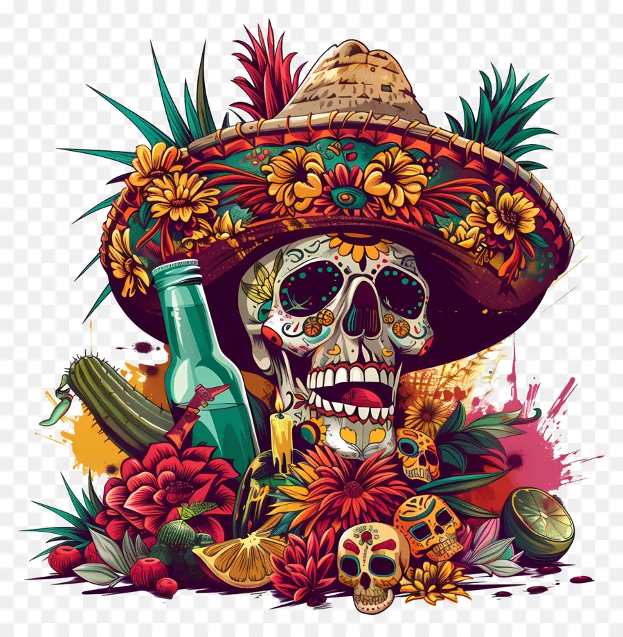 Cinco，Día De Los Muertos PNG