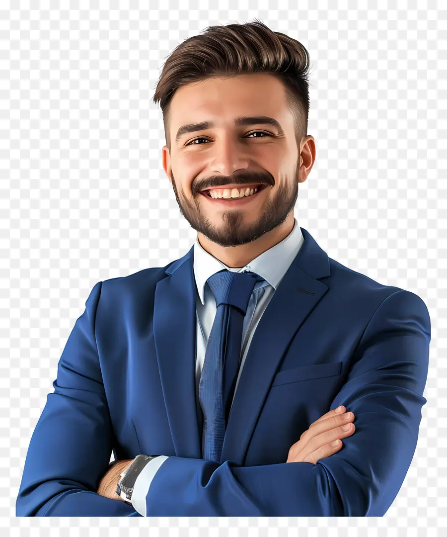 Empresario，Hombre Confiado PNG