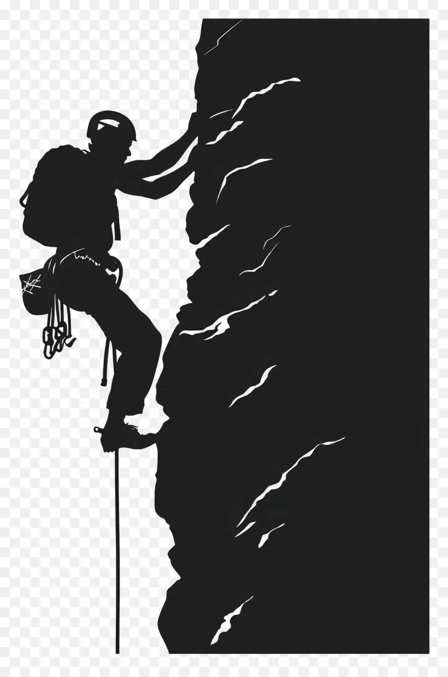 Silueta De Escalada，La Escalada PNG