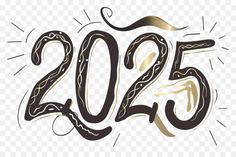 Año Nuevo 2024，2025 PNG