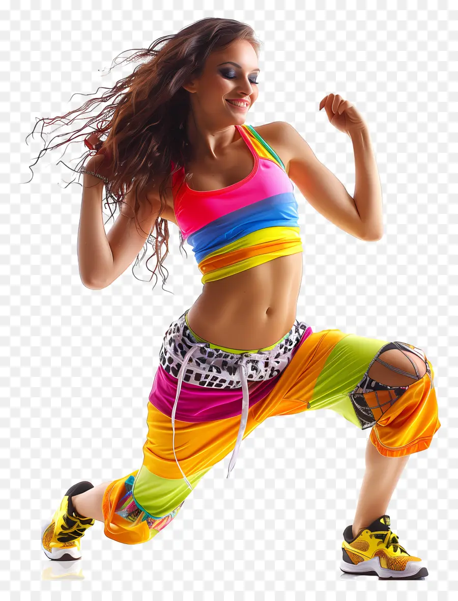 Zumba Mujer，La Danza PNG