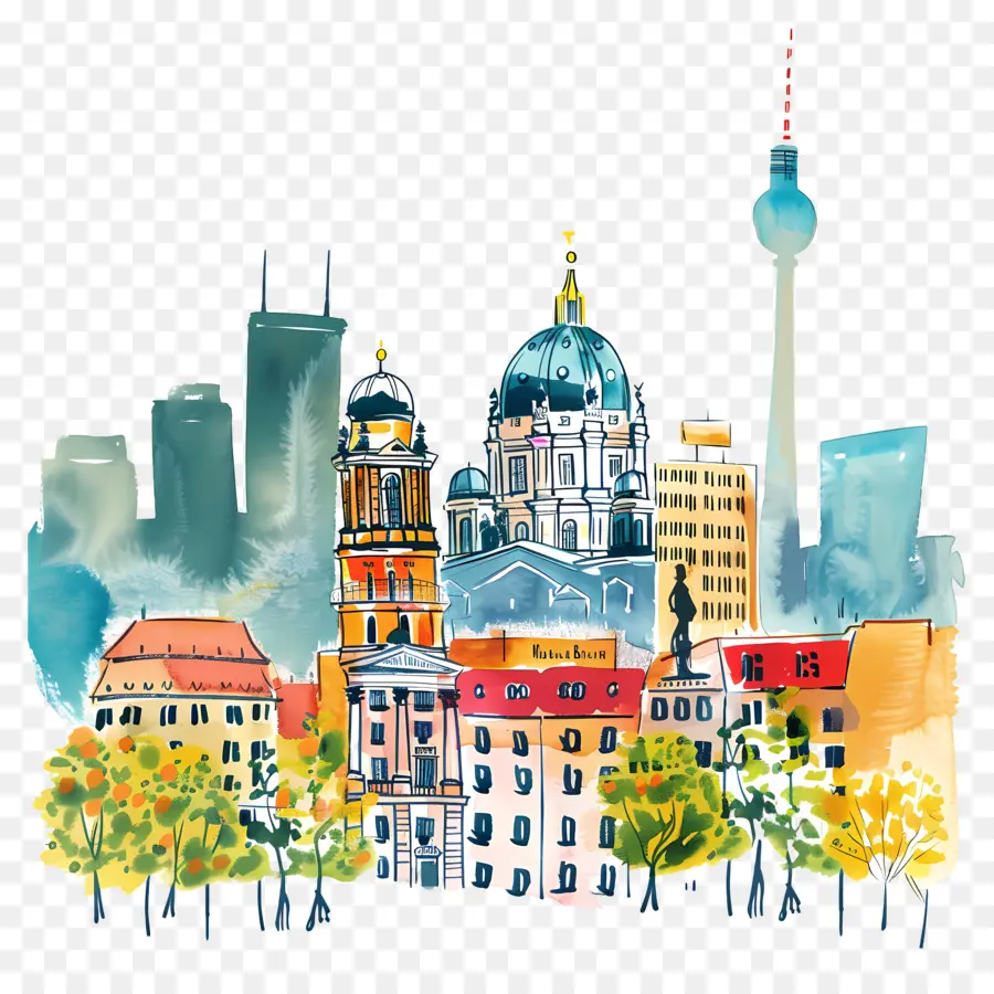 Berlina，Paisaje Urbano PNG