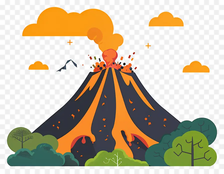 Volcán，Erupción PNG