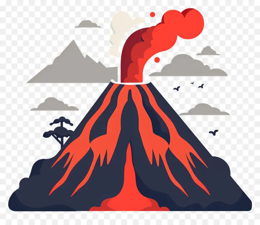 Volcán，Erupción Volcánica PNG