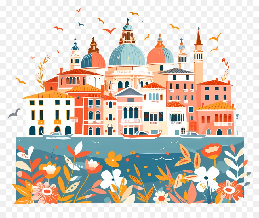 Italia Venecia，Paisaje Urbano Veneciano PNG