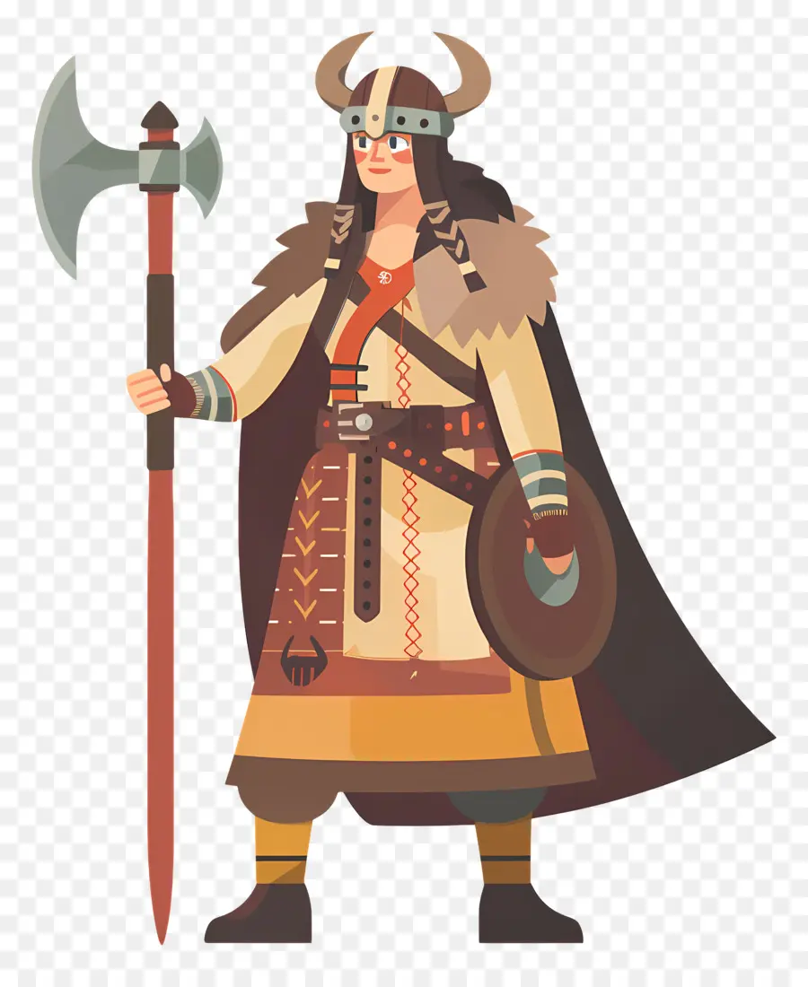 Viking Mujer，Armadura PNG