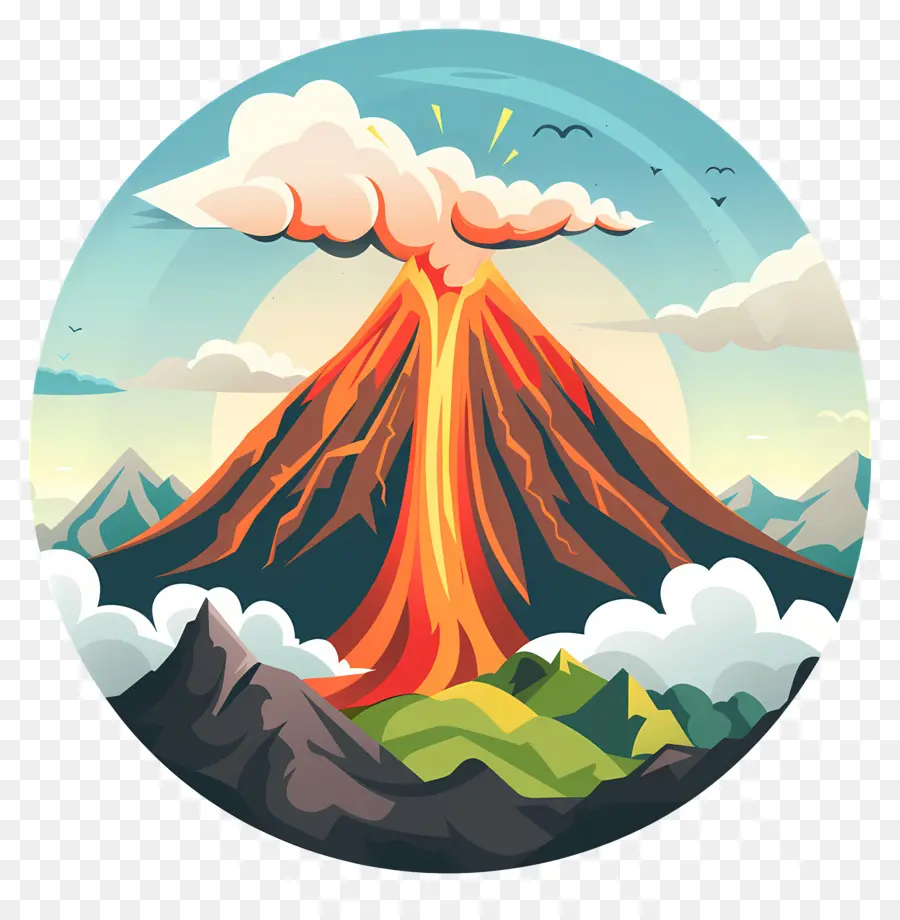 Volcán，Erupción PNG