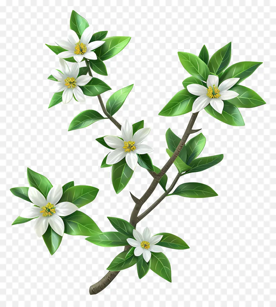 Edelweiss，Flores Blancas PNG