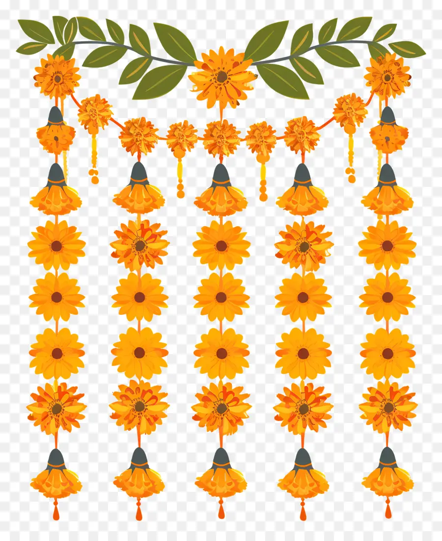 Marigold Toran，Caléndula PNG