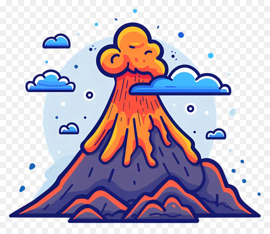 Volcán，Humo PNG