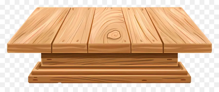 Plataforma De Madera，Mesa De Madera Al Aire Libre PNG