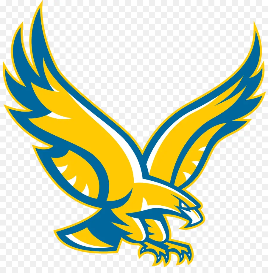 águilas Logotipo，Pájaro Azul Y Amarillo PNG