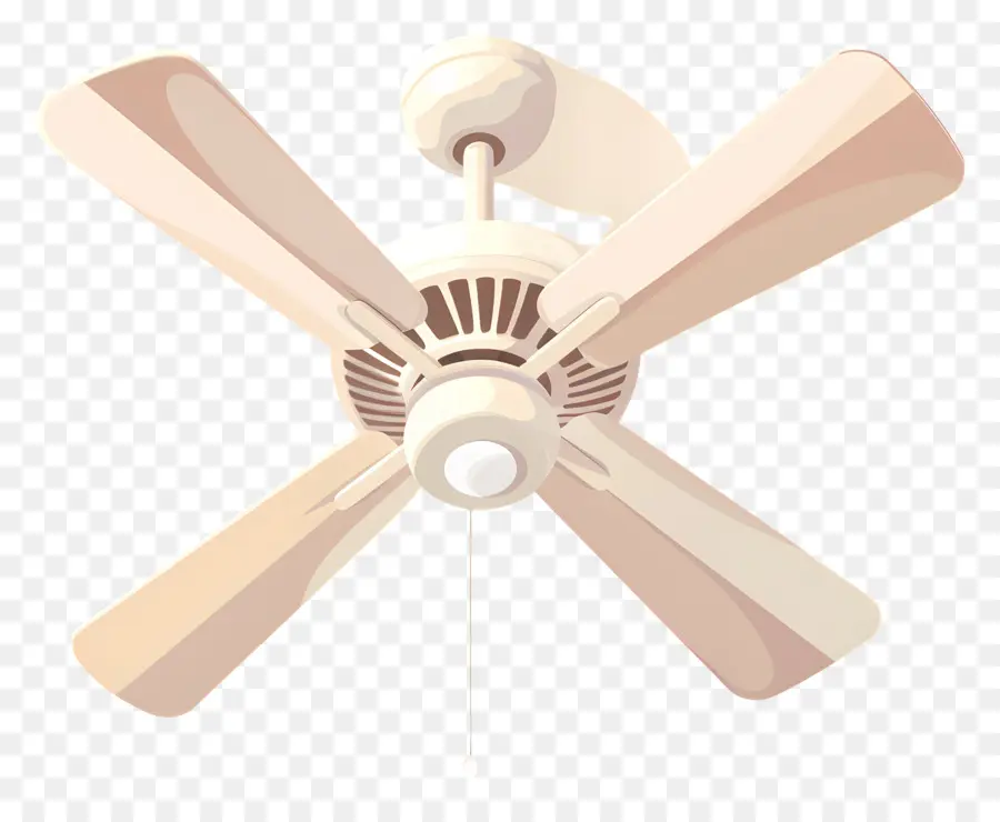 Ventilador De Techo，Cinco Cuchillas PNG