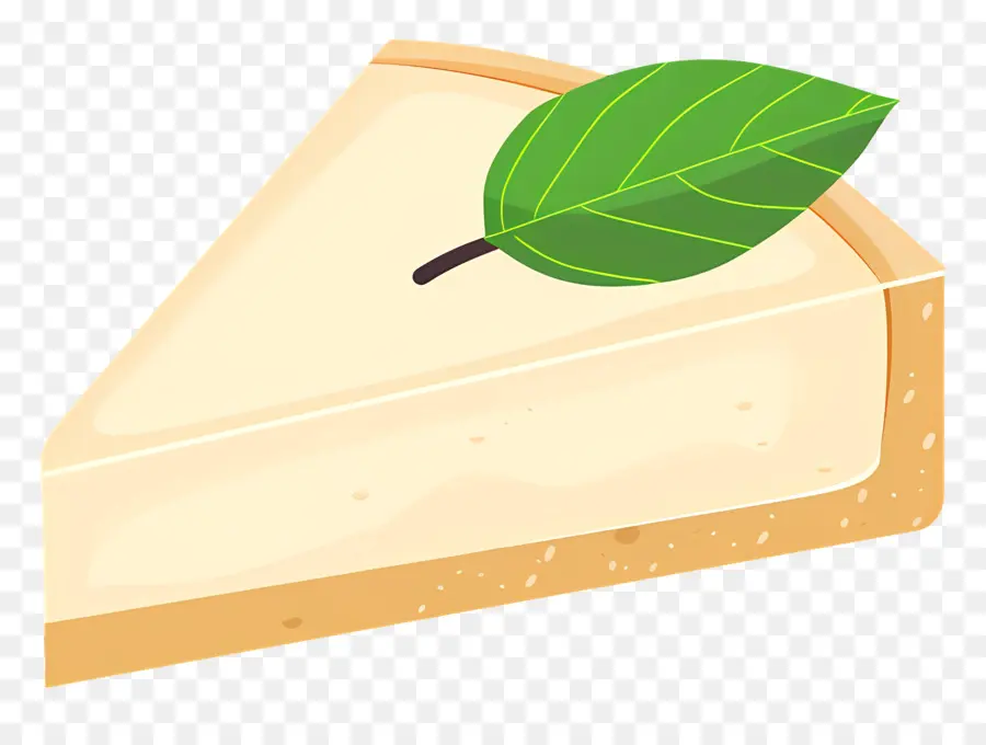 Tarta De Queso，Menta PNG