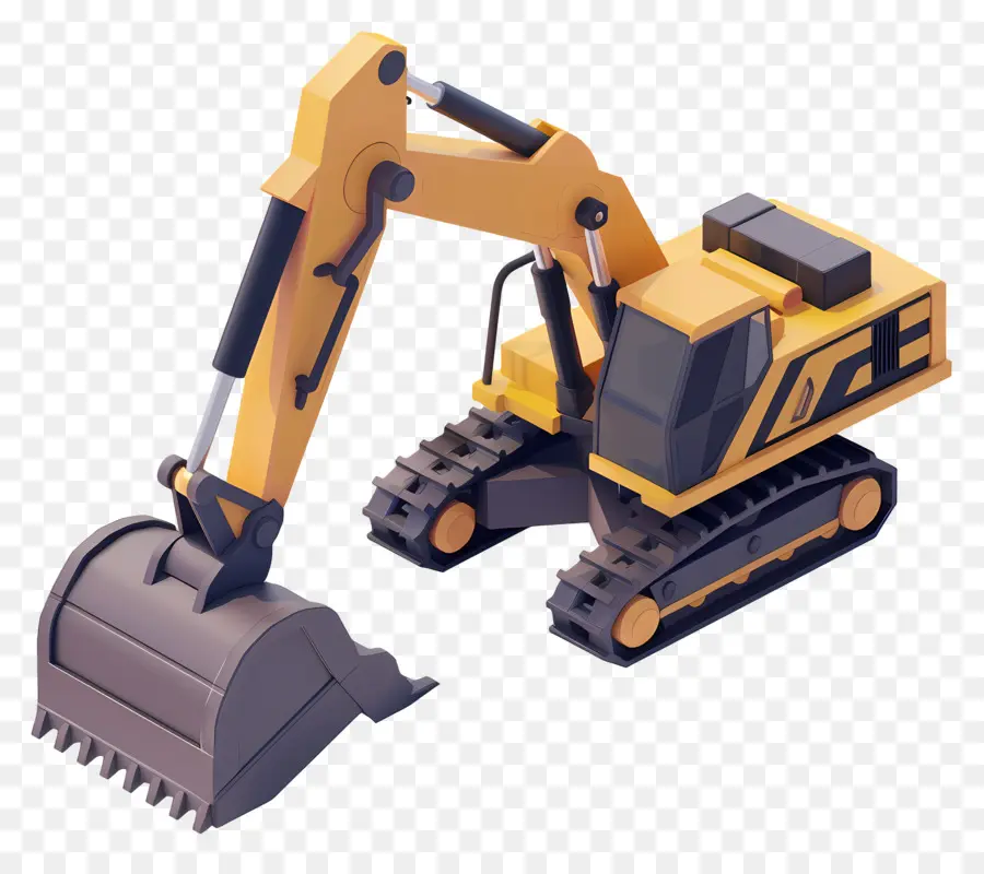 Excavadora，Maquinaria Para La Construcción PNG