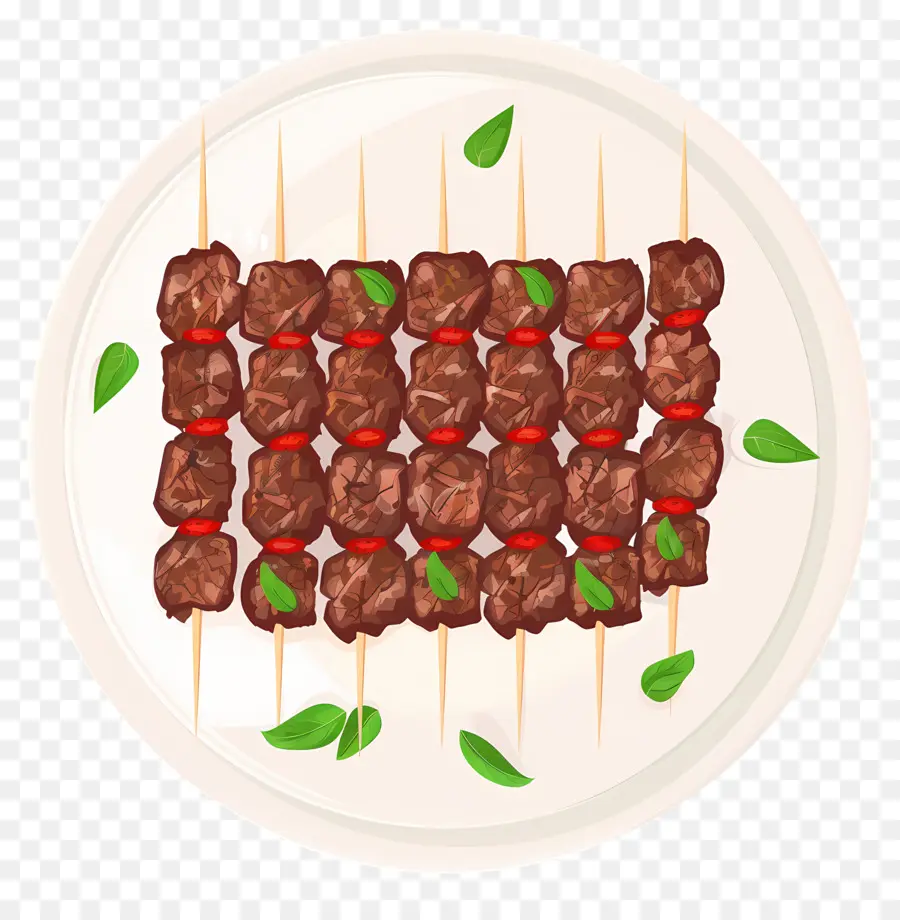 Arrosticini，Kebabs De Carne A La Parrilla PNG