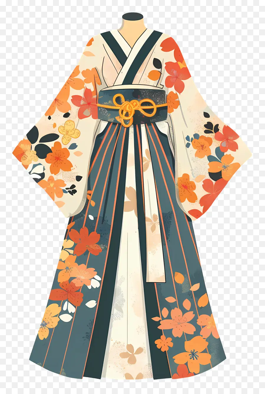 Vestido Casual，Kimono PNG