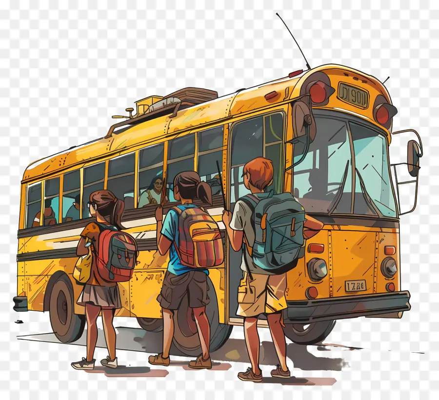 Viaje De La Escuela，Autobús De La Escuela PNG