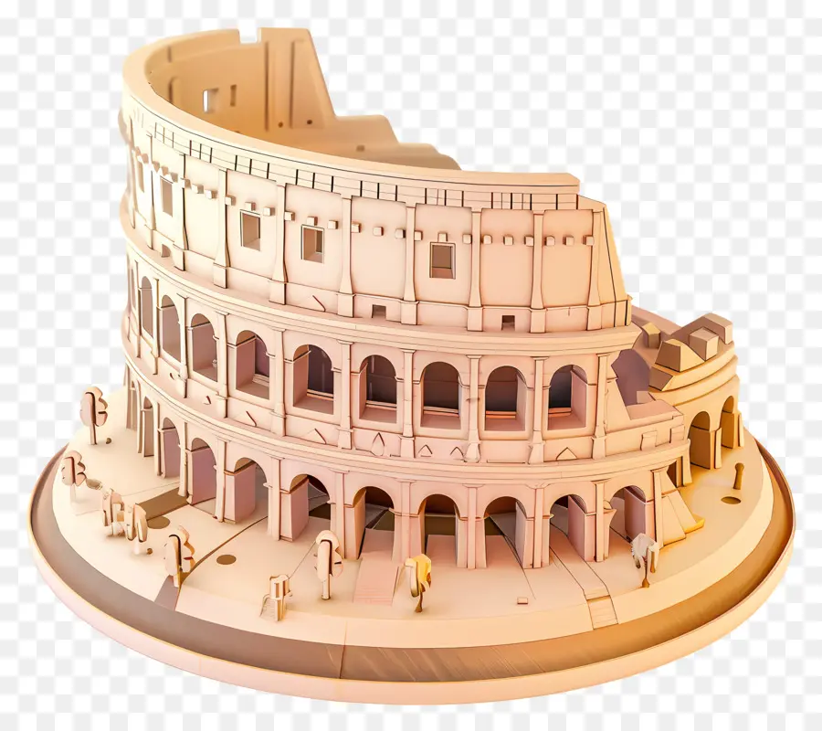 Coliseo De Italia，Modelo De Coliseo PNG