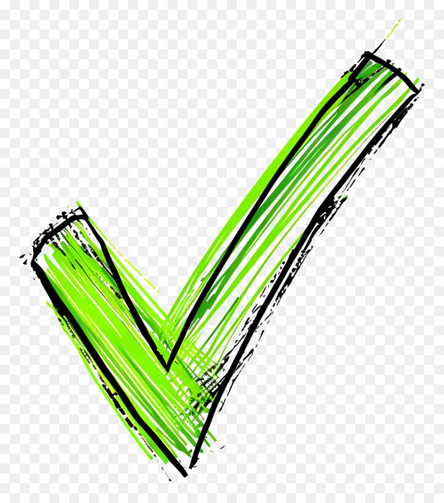 Marca De Verificación Verde，Garrapata PNG