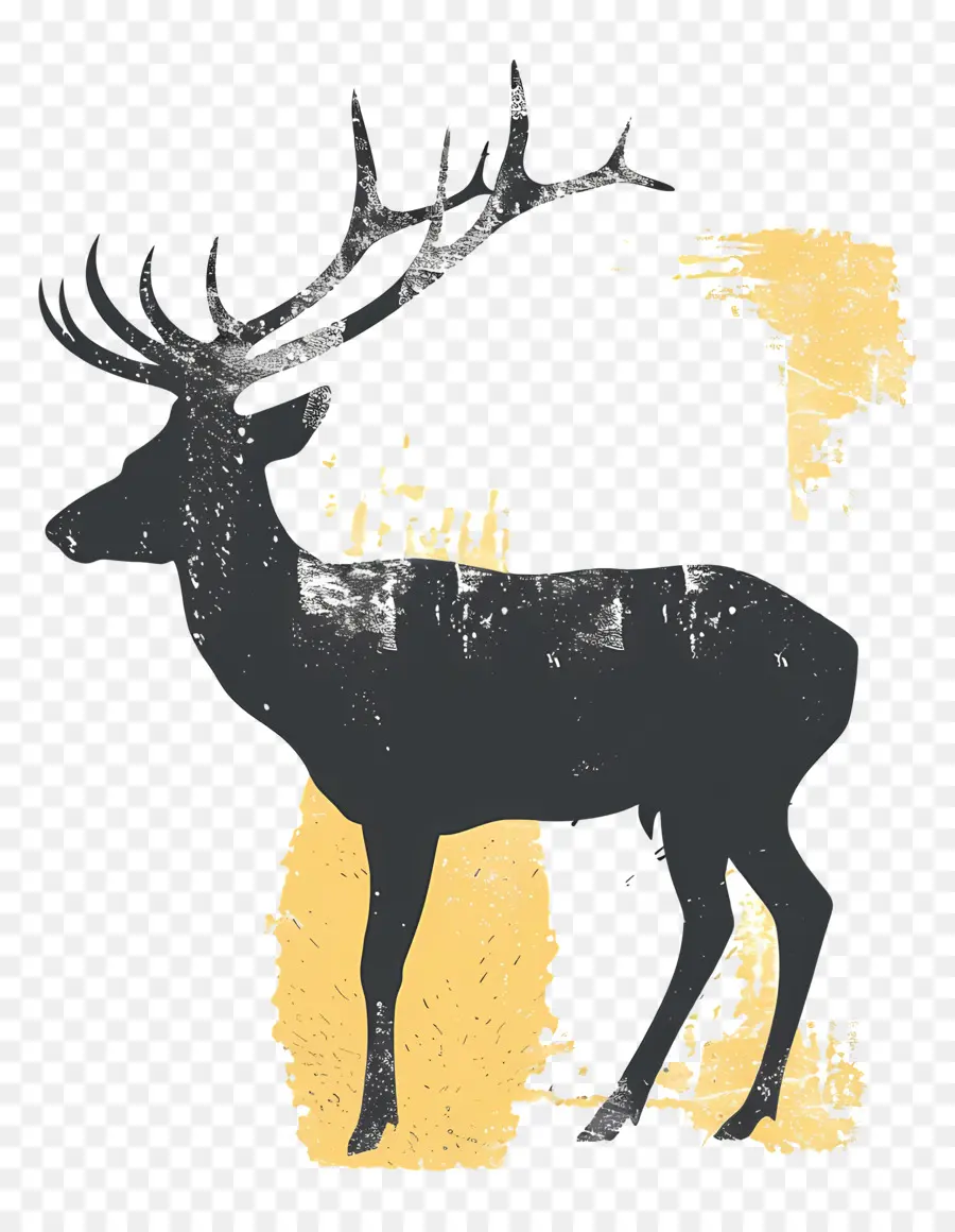 Deer Silueta，Los Ciervos PNG