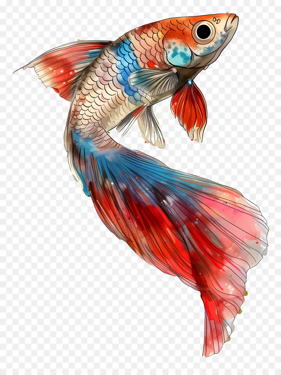 Guppy，Los Peces De La Pintura PNG