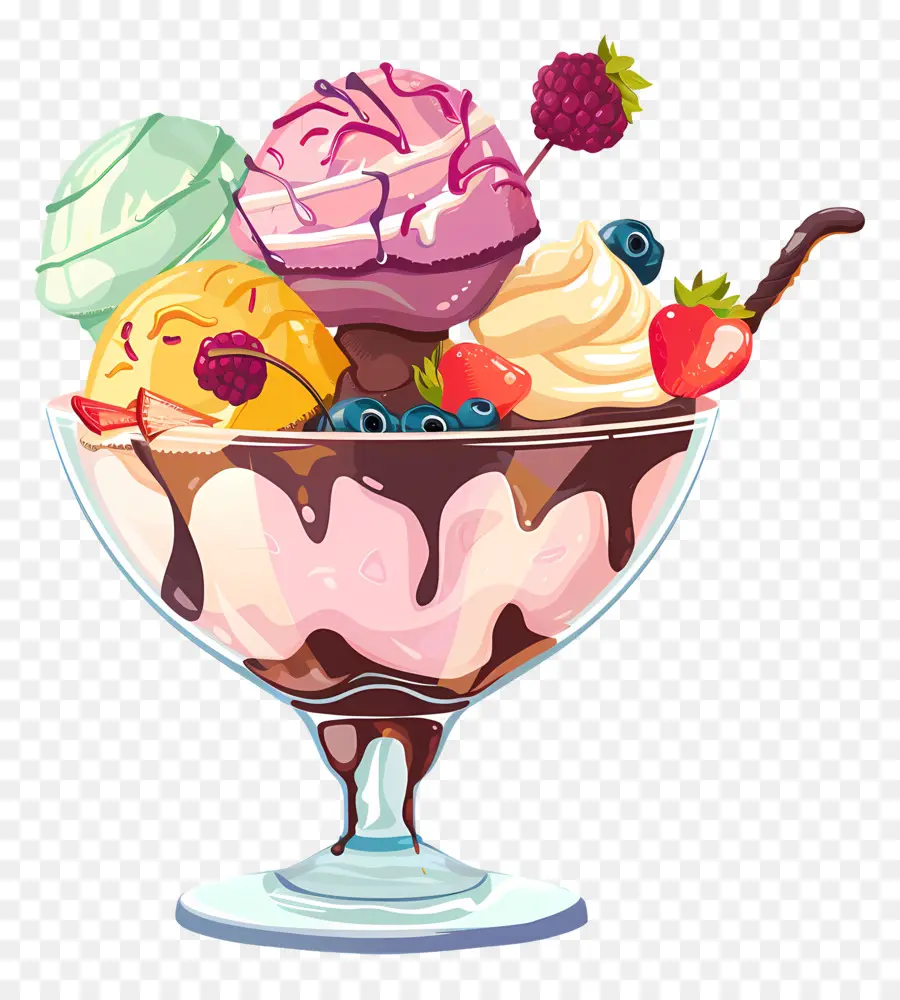 Postre De Helado，Helado PNG