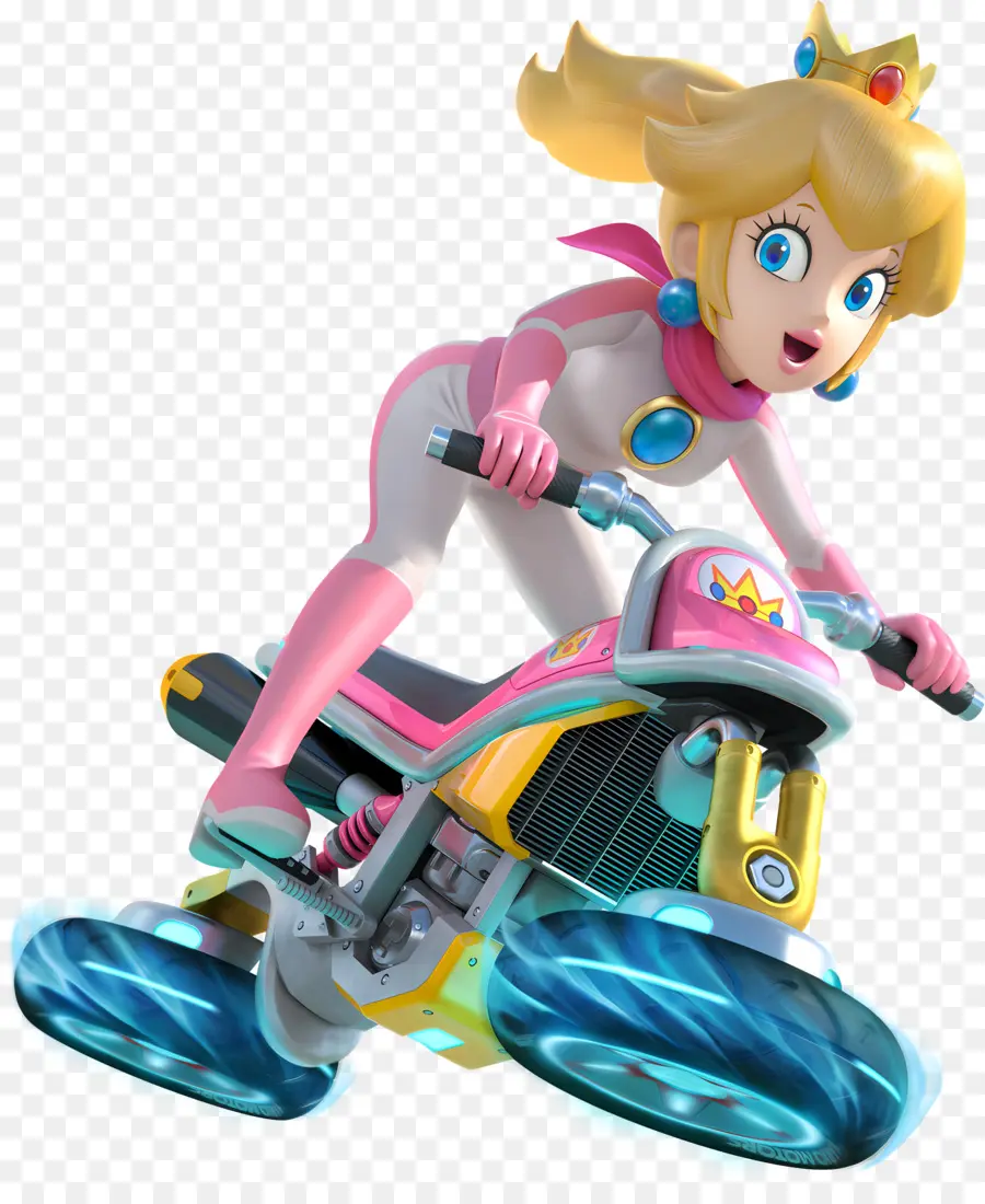 Motocicleta Rosa，Princesa En Bicicleta PNG