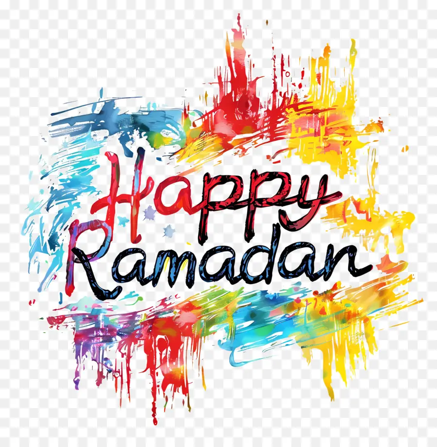 Feliz Ramadan，Pintura PNG