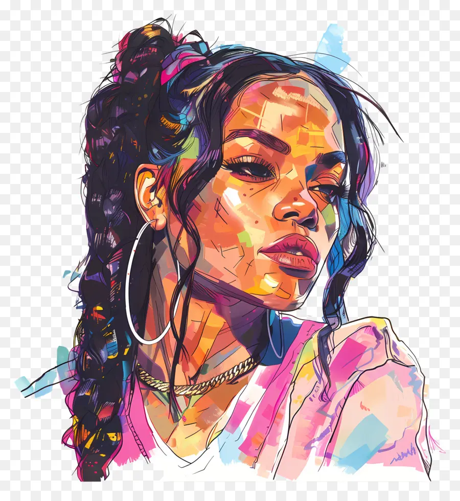 Robyn Rihanna Fenty，El Arte Abstracto PNG