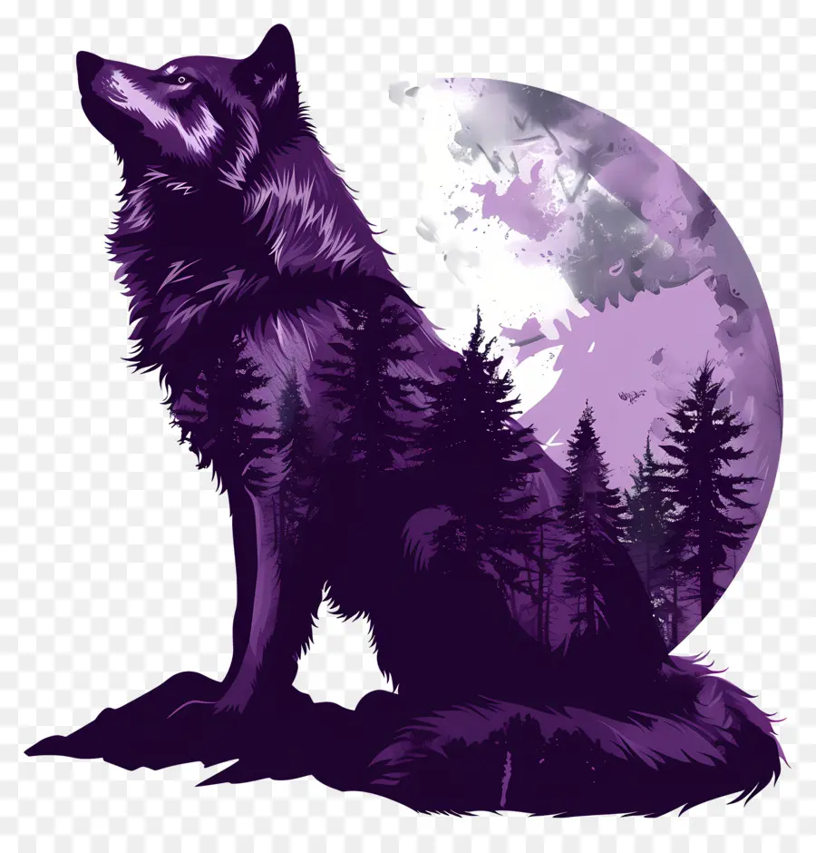 Lobo Silueta，Lobo PNG