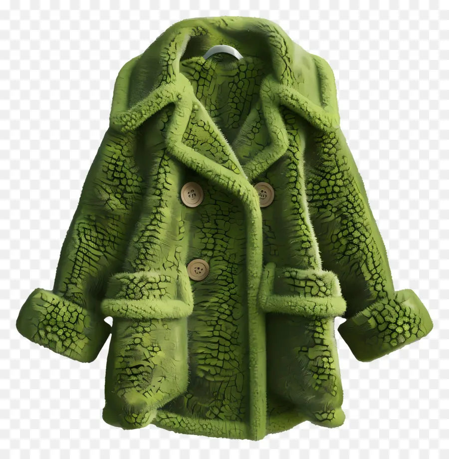 Chaqueta，Abrigo Verde PNG