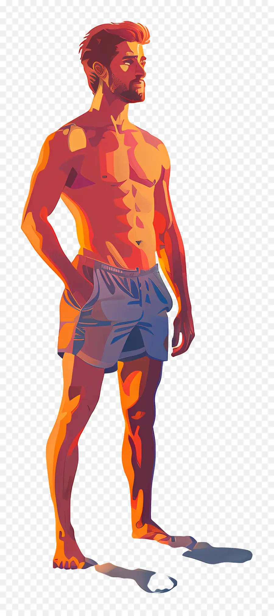 Cuerpo De Playa De Hombre，Hombre PNG